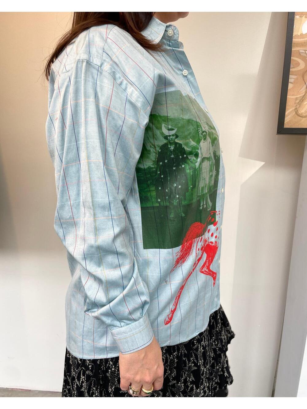 Up-cycled SADBSH Button Up - Picture 6 of 6